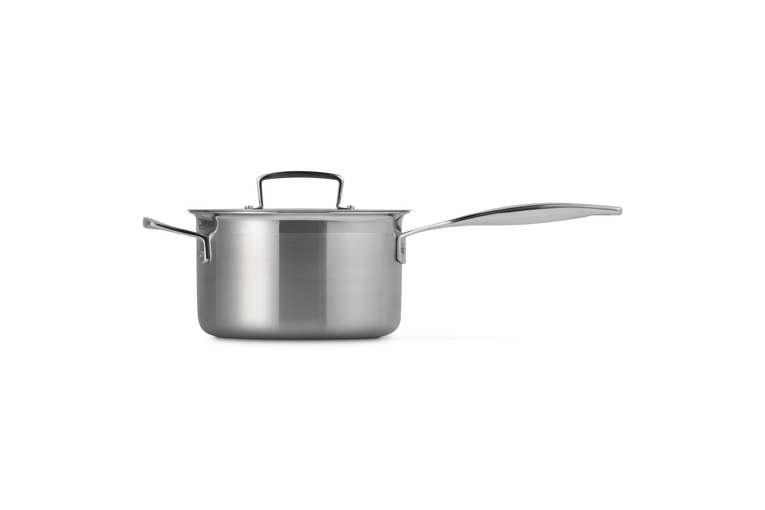 Le Creuset Casserole Inox Avec Couvercle Et Poignée D'assistance