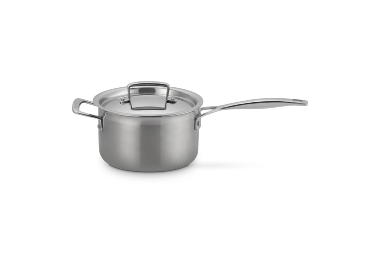 le creuset Casserole Inox avec couvercle et poignée d'assistance