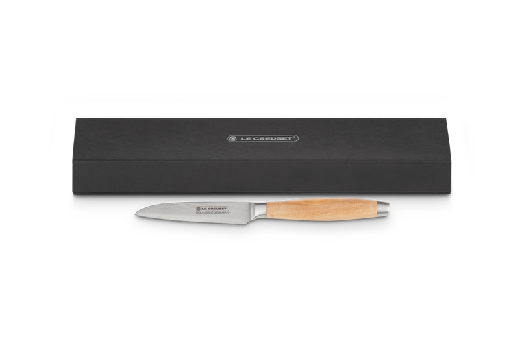 Le Creuset Couteau D'office Avec Manche En Bois D'olivier