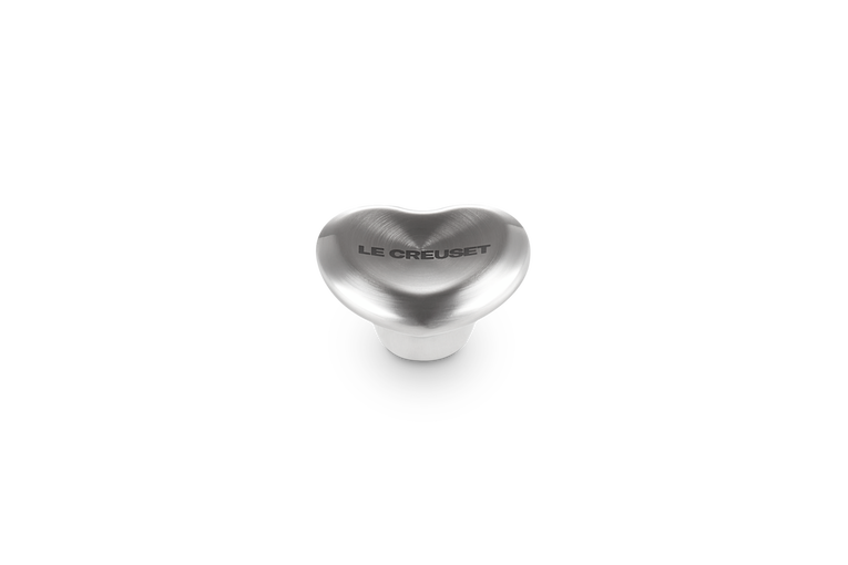 le creuset Bouton cœur en inox