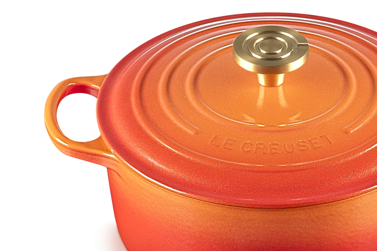 le Creuset Cocotte Ronde Flamme Dorée