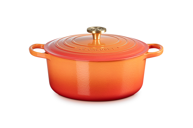 le Creuset Cocotte Ronde Flamme Dorée