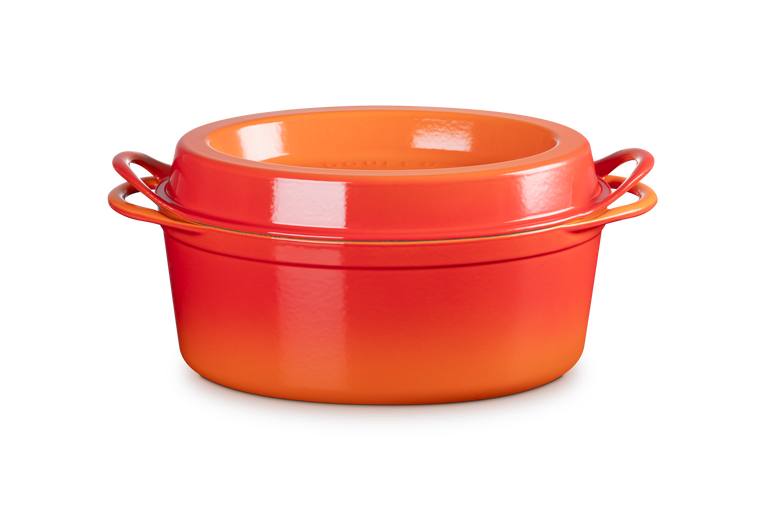 le creuset Doufeu ovale en fonte émaillée