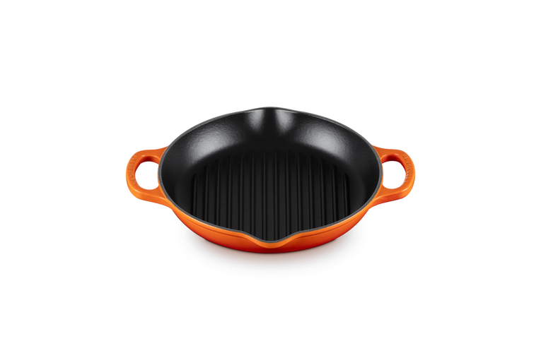 Le Creuset Gril Rond Profond En Fonte émaillée