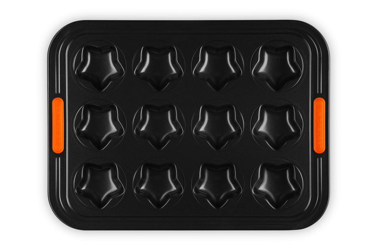 le creuset Moule à 12 muffins étoiles