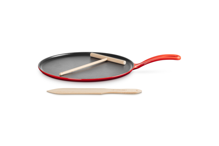 le creuset Petite crêpière en fonte émaillée