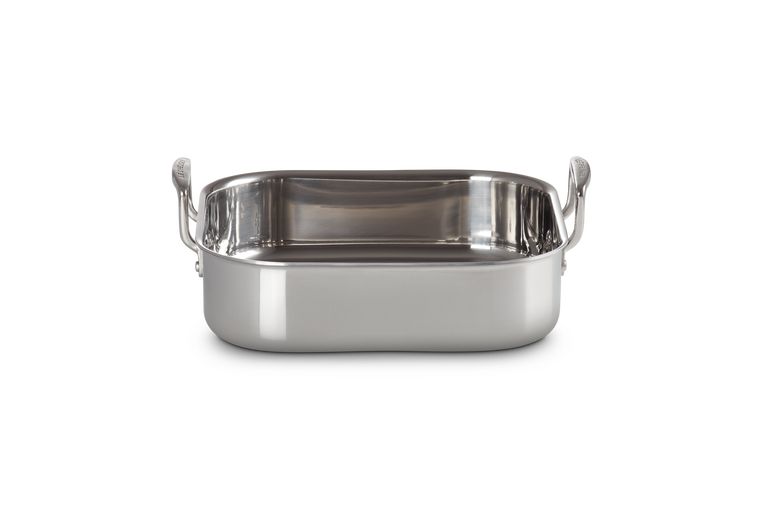 le creuset Plat à rôtir carré Inox Classique