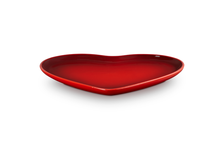 Le Creuset Plat De Présentation Cœur En Céramique