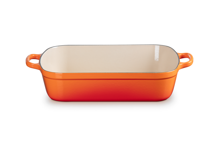 le creuset Plat rectangulaire en fonte émaillée