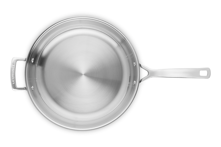 Le Creuset Poêle En Inox Avec Poignée D'Assistance
