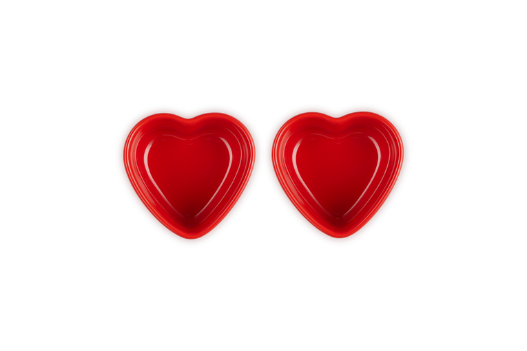 Le Creuset Set De 2 Ramequins Cœur En Céramique