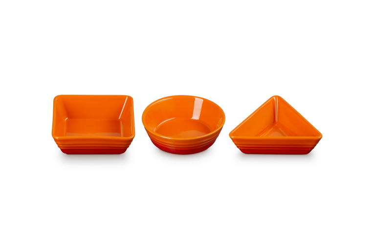 le creuset Set de 3 coupelles à sauce