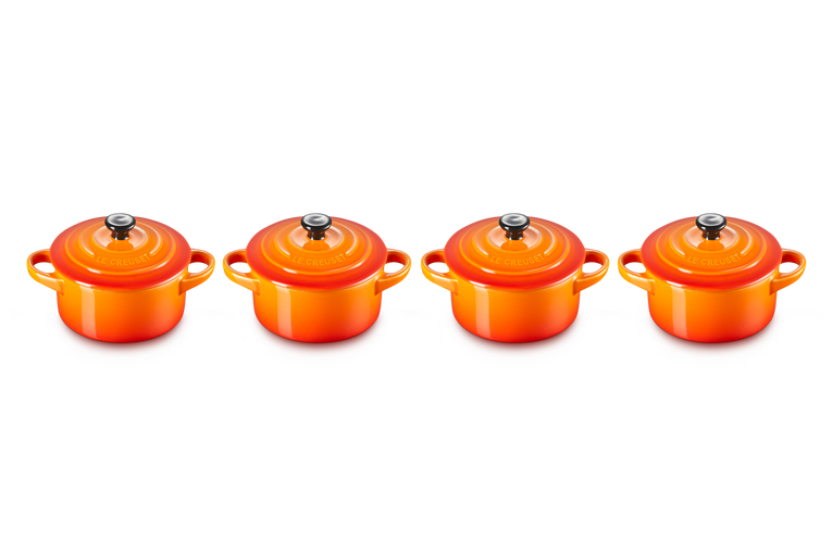 Le Creuset Set De 4 Mini-cocottes En Céramique