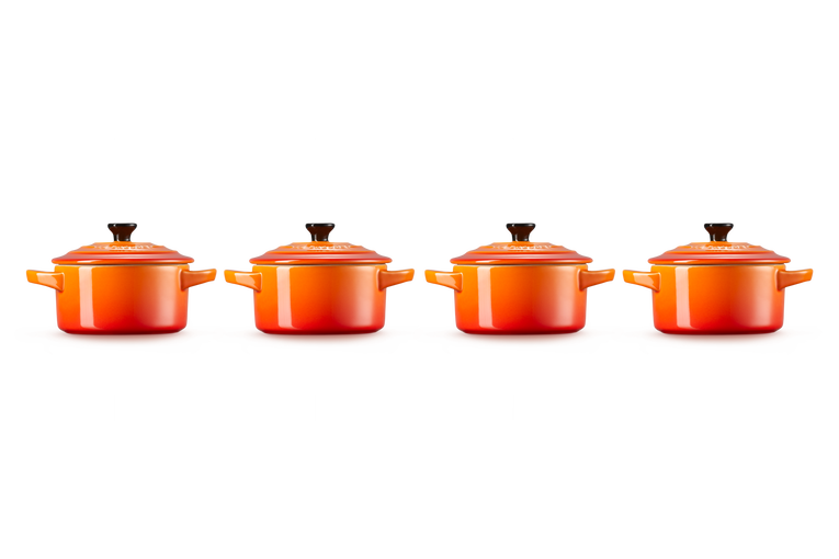 Le Creuset Set De 4 Mini-cocottes En Céramique
