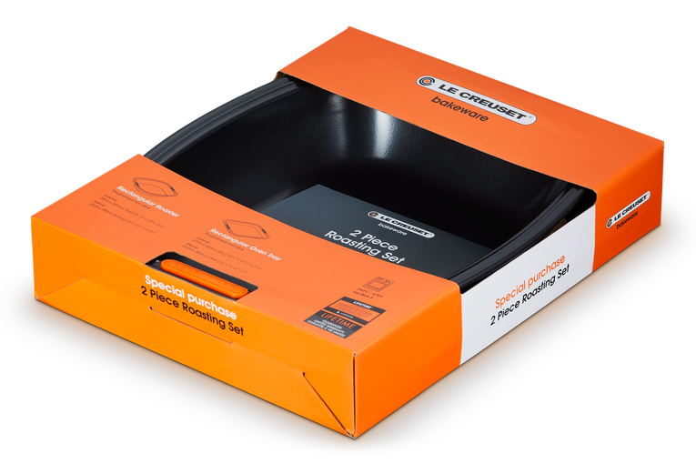 Le Creuset Set Plat Et Plaque à Rôtir