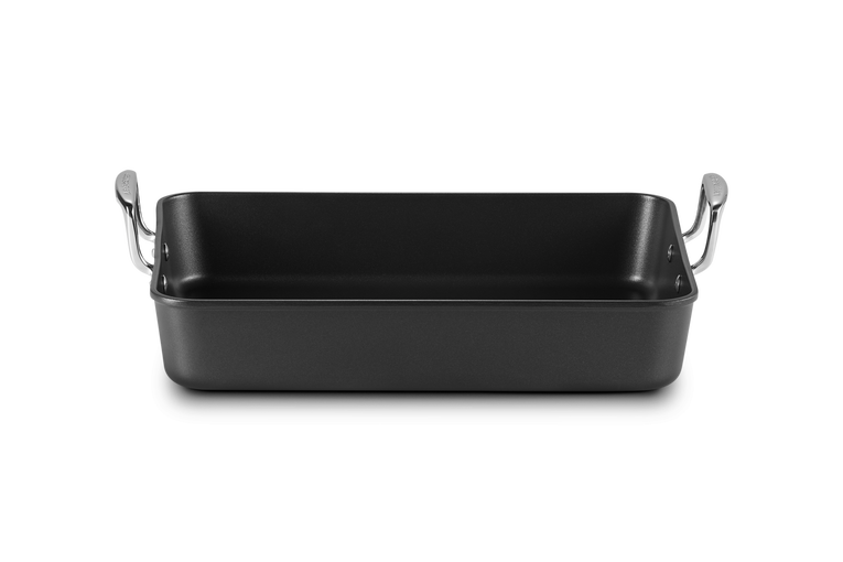 le creuset Plat à Rôtir Rectangulaire Anti-Adhérent Les Forgées