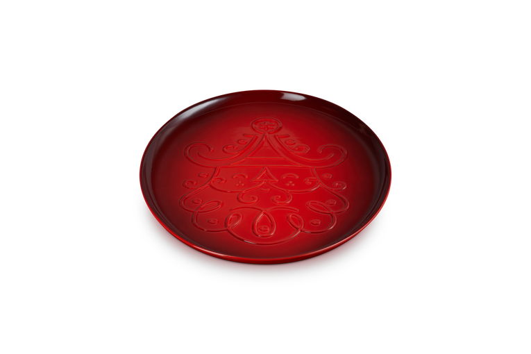 Le Creuset Plat De Présentation En Céramique Père Noël