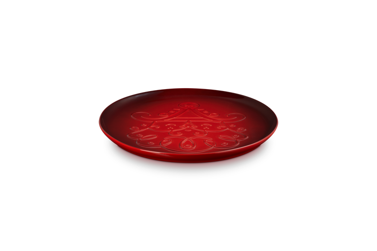 Le Creuset Plat De Présentation En Céramique Père Noël