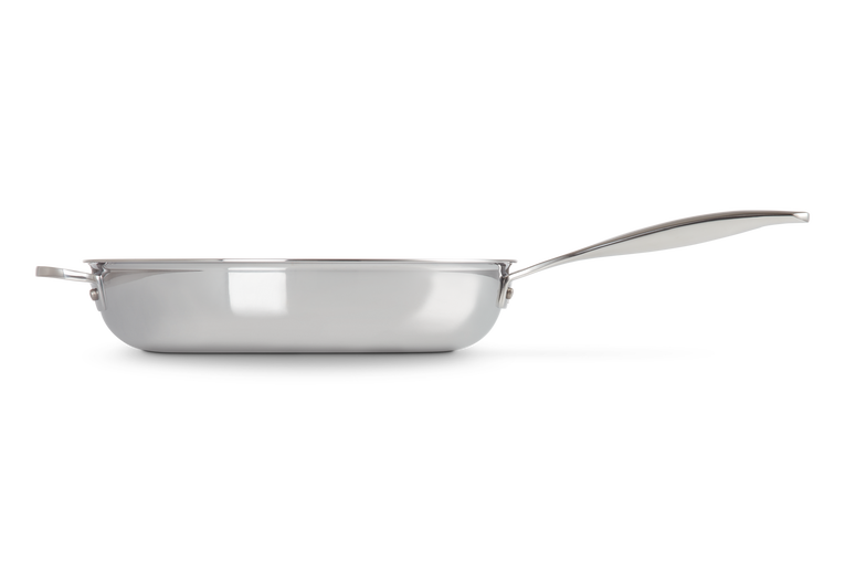 Le Creuset Poêle En Inox Signature Avec Poignée D'assistance
