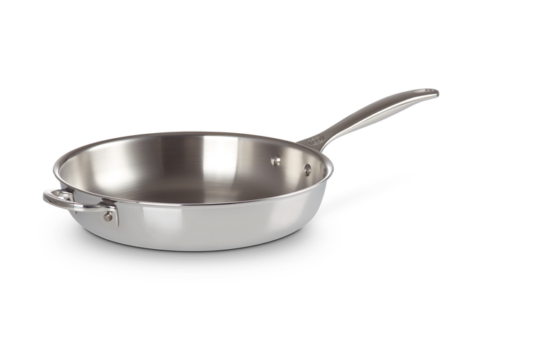 le creuset Poêle en Inox Signature avec poignée d'assistance