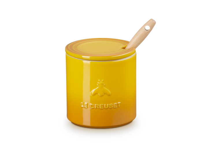 Le Creuset Pot à Miel Signature En Céramique Avec Cuillère