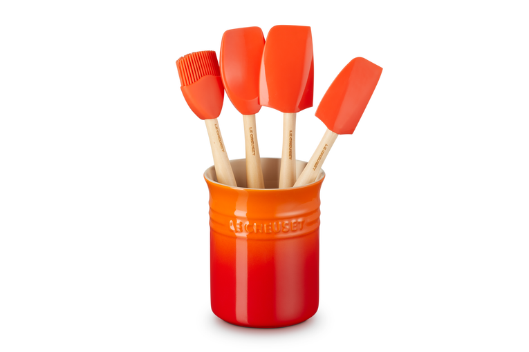 le creuset Pot à ustensiles avec 4 spatules Création