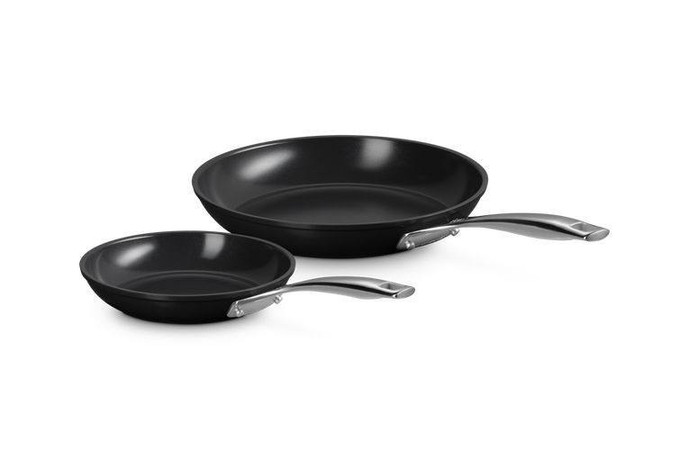 le creuset Set de 2 poêles Anti-adhérent Essentiel Céramique (20-26cm)