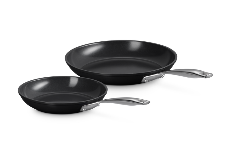 le creuset Set de 2 poêles Anti-adhérent Essentiel Céramique (24-28cm)