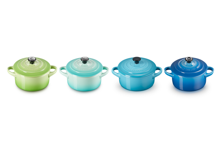 Le Creuset Set De 4 Mini-cocottes Brise Marine En Céramique