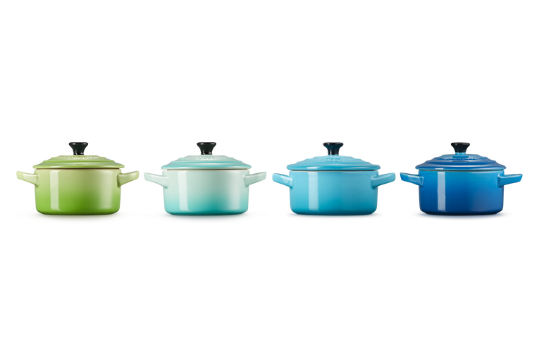 Le Creuset Set De 4 Mini-cocottes Brise Marine En Céramique