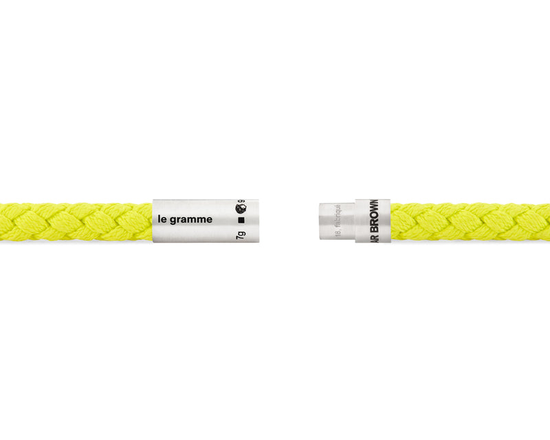 Le Gramme Bracelet Câble Nato Fluro Orlebar Brown Le 7g