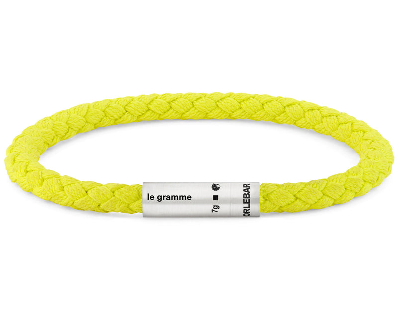 le gramme bracelet câble nato fluro orlebar brown le 7g