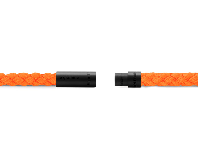 Le Gramme Bracelet Câble Nato Orange Fluo Orlebar Brown Le 5g