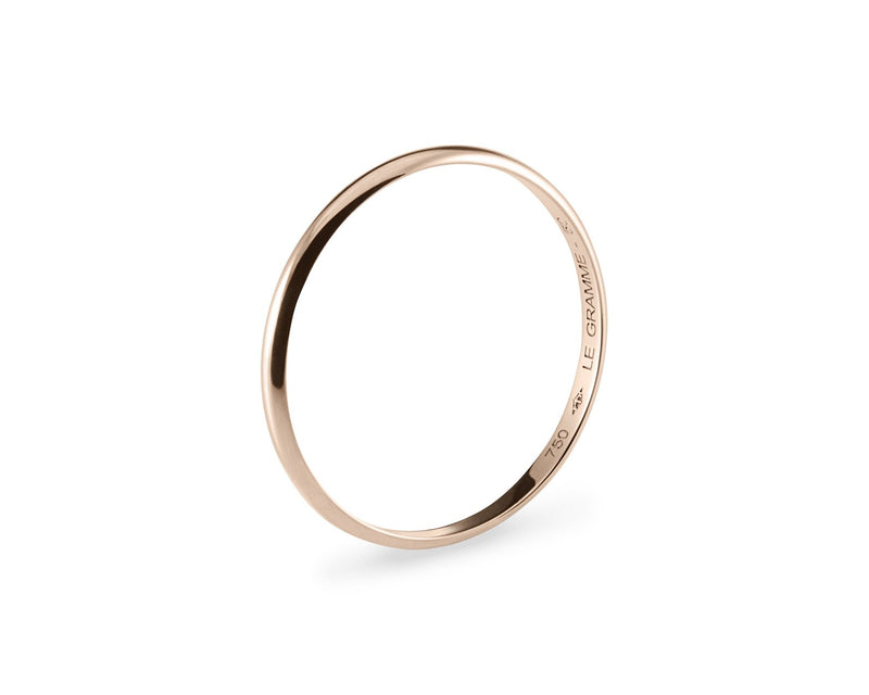 Le Gramme Bague Demi-jonc La 1g