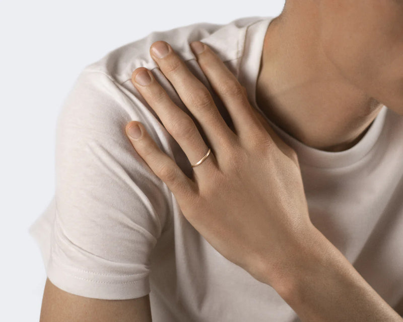 Le Gramme Bague Demi-jonc La 1g