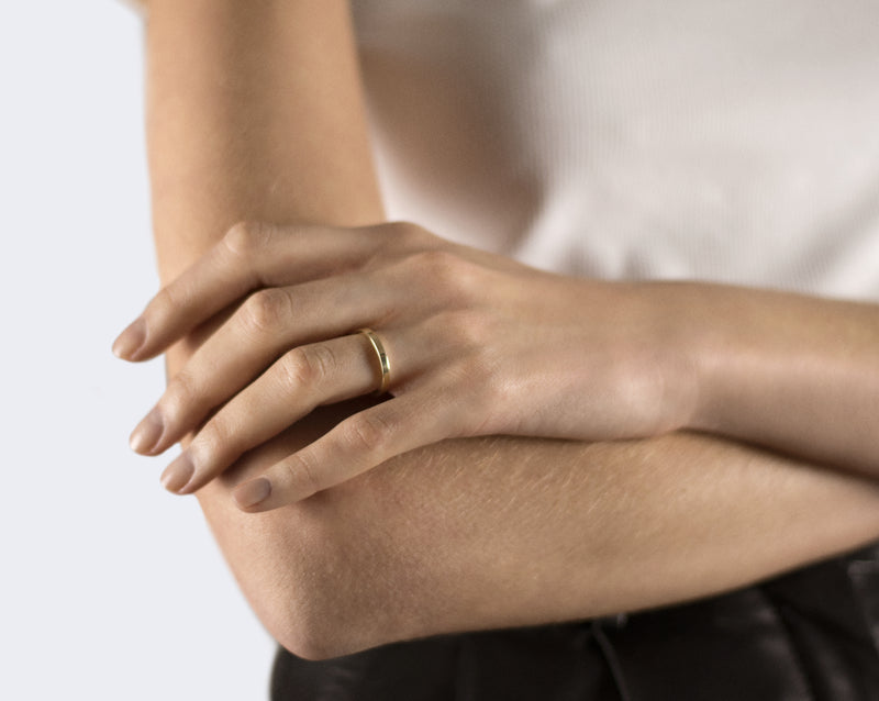 Le Gramme Bague Ruban 1 4mm La 3g