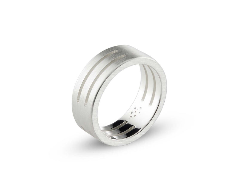 Le Gramme Bague Ruban Perforé La 7g
