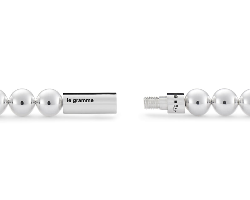 Le Gramme Bracelet Beads Le 47g