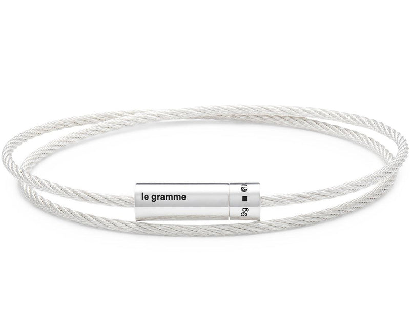 le gramme bracelet câble double tour le 9g
