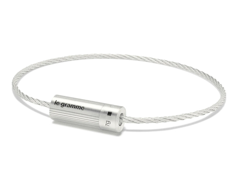 Le Gramme Bracelet Câble Gravé Le 7g