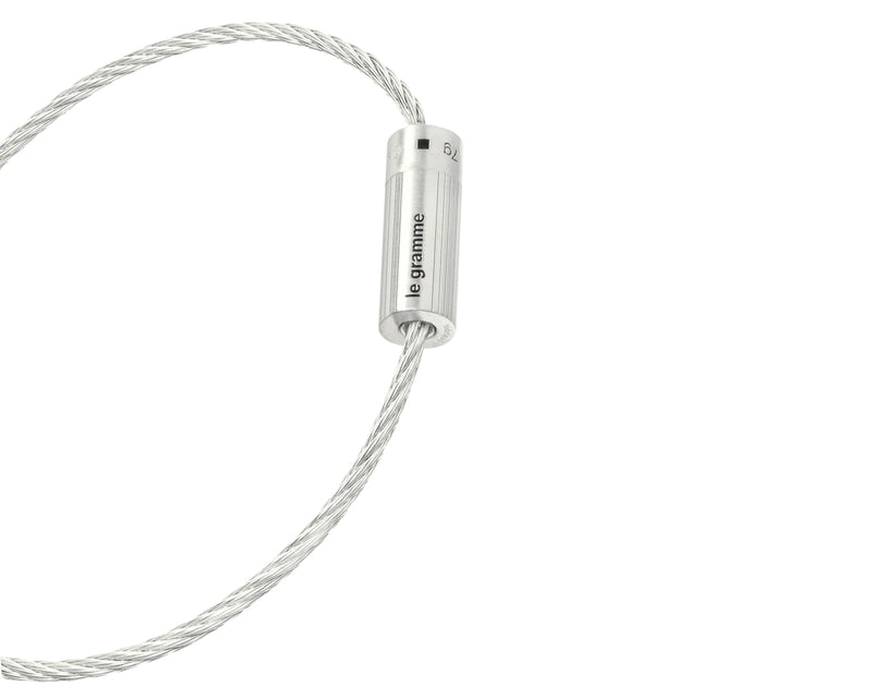 Le Gramme Bracelet Câble Gravé Le 7g