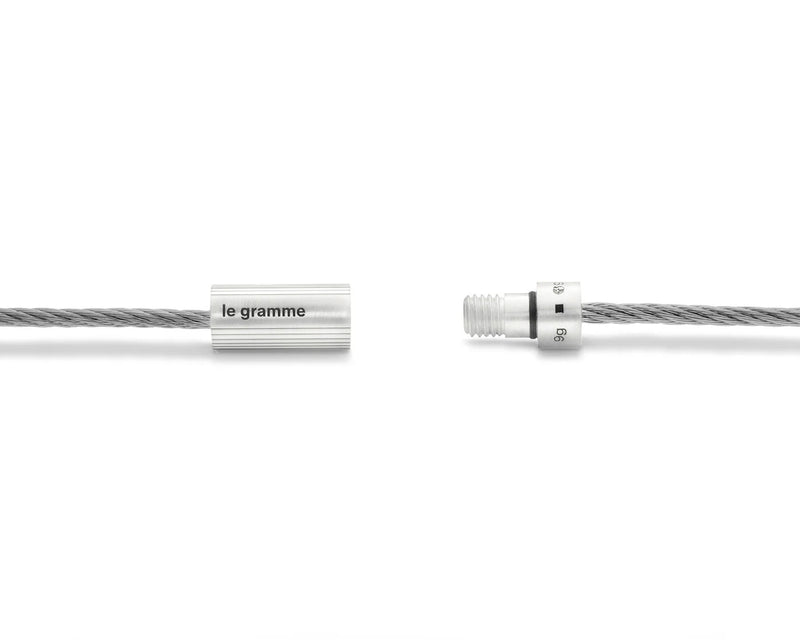 Le Gramme Bracelet Câble Gravé Le 9g