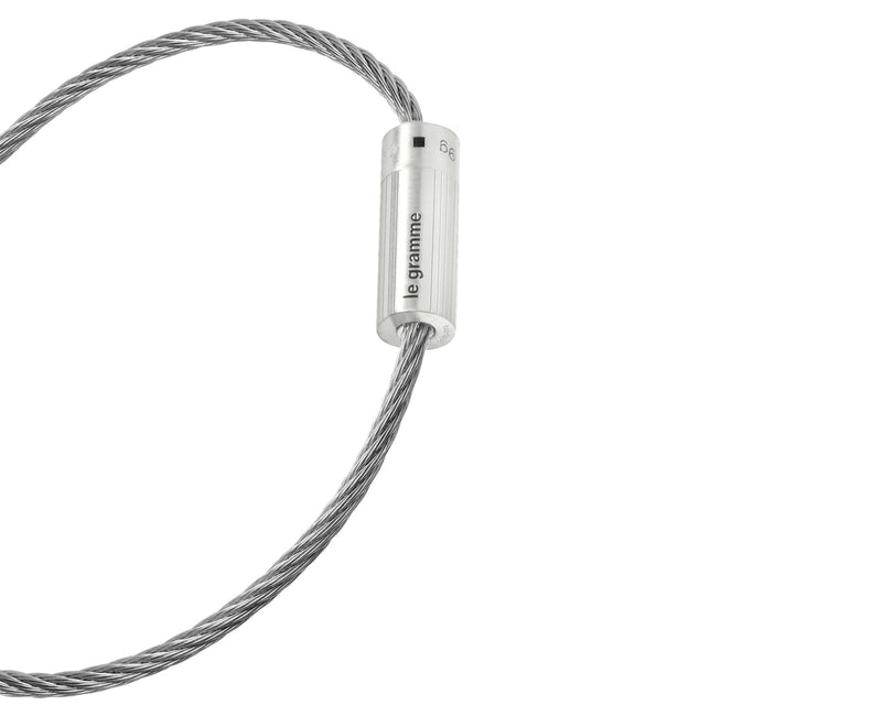 Le Gramme Bracelet Câble Gravé Le 9g