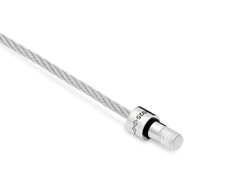 Le Gramme Bracelet Câble Le 7g Serti Diamants