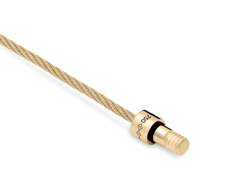 Le Gramme Bracelet Câble Le 9g Serti Diamants