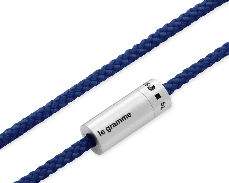 Le Gramme Bracelet Câble Nato Bleu Royal Le 7g