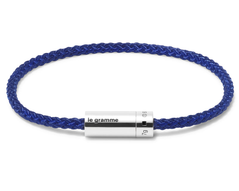 le gramme bracelet câble nato bleu royal le 7g