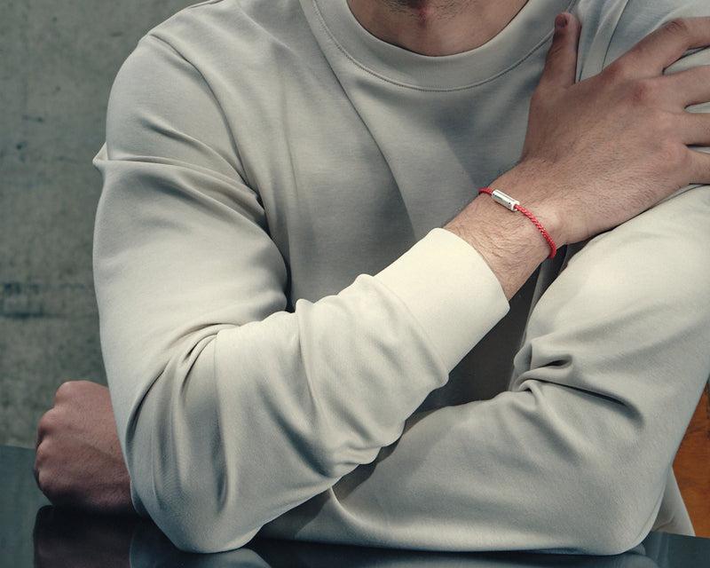 Le Gramme Bracelet Câble Nato Rouge Le 7g