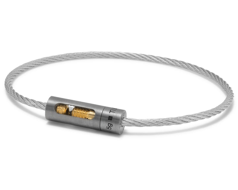 Le Gramme Bracelet Câble Perforé Le 5g