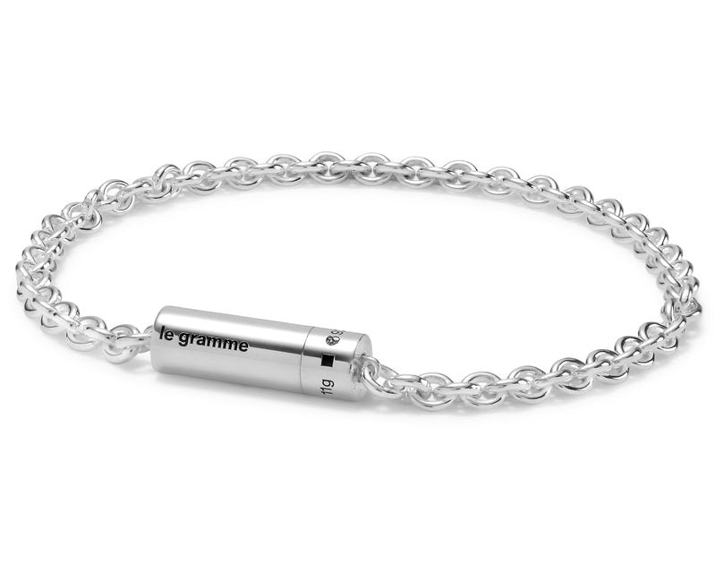 Le Gramme Bracelet Câble Sur Chaîne Le 11g